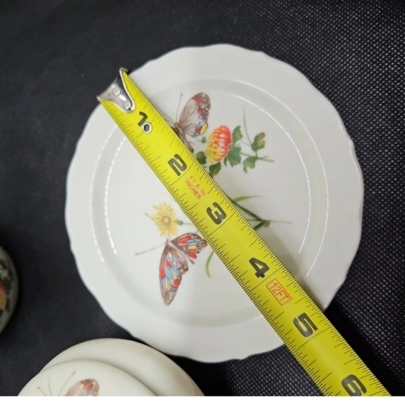 3 Piece Vintage Takahashi Butterfly Vanity Set - Picture 5 of 6